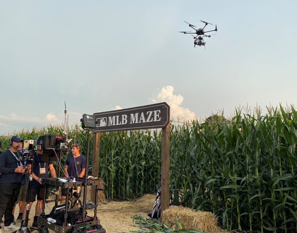 LiveU and T-Mobile power the dynamic HDR 5G aerial coverage of the historic MLB at Field of Dreams game 