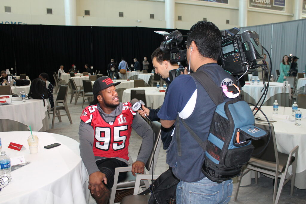 First day of Super Bowl Live