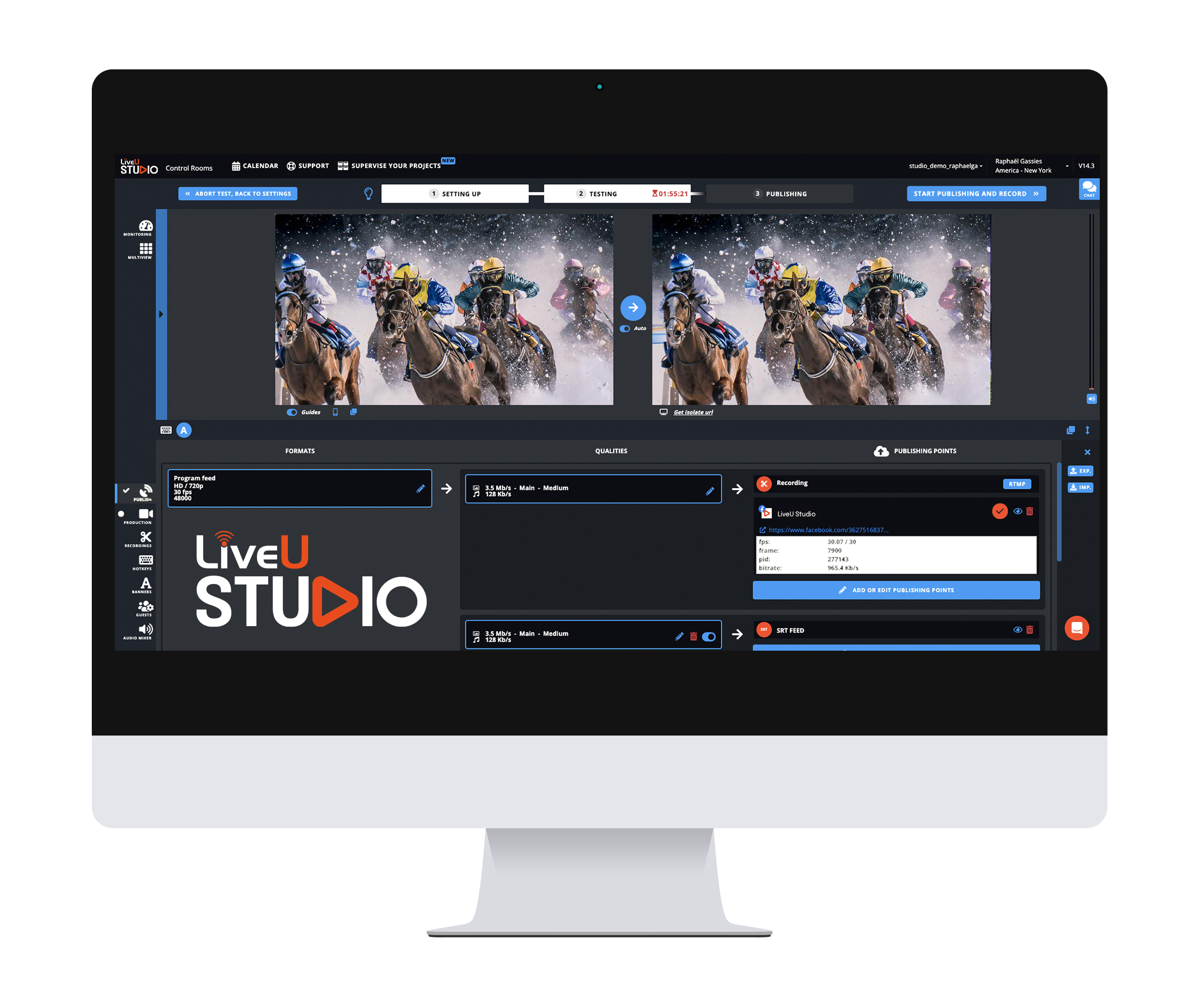 LiveU、LRT™をダイレクトにサポートする初のクラウドIPライブビデオ制作サービス「LiveU Studio」を発表