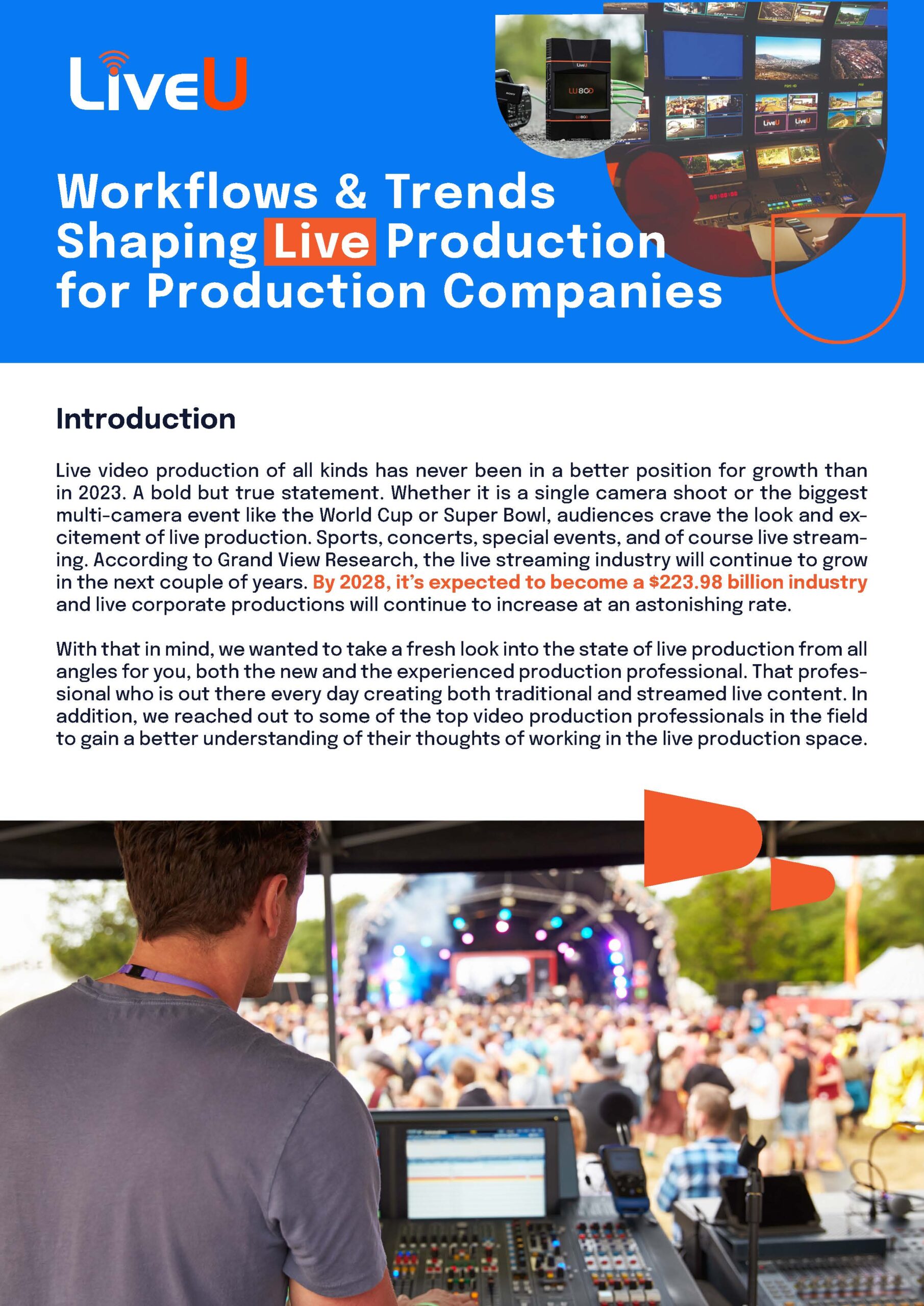 Workflows & Trends: Shaping Live Video Production for Production Companies