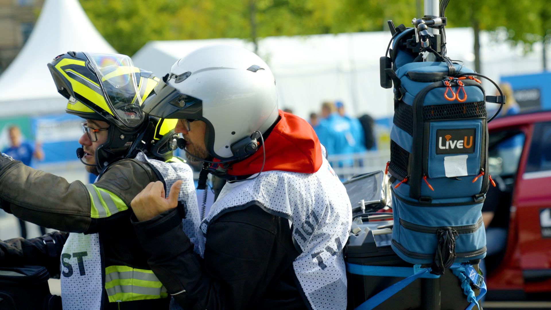 Covering the UCI Para-Cycling Road World Championships from motorbikes and drones