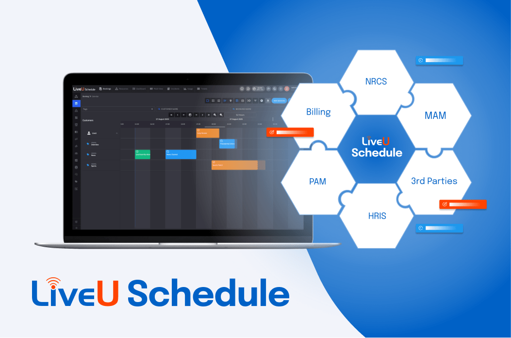 New LiveU Schedule Streamlines Live Production through Centralized Booking & Automation